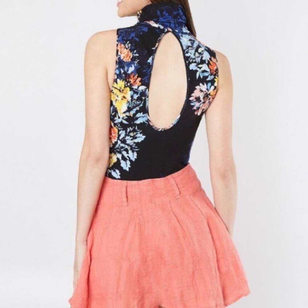 NWT Free People Pixie Floral Bodysuit